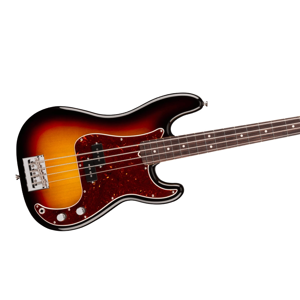 Fender American Professional Precision Bass Guitar - 3-Color Sunburst, Rosewood Fingerboard