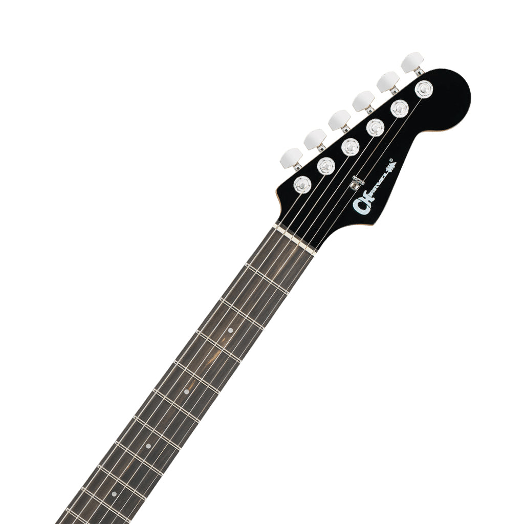 Charvel Pro-Mod Plus Dinky DK24 HSS 2PT EB QM Electric Guitar - Blue Curaçao