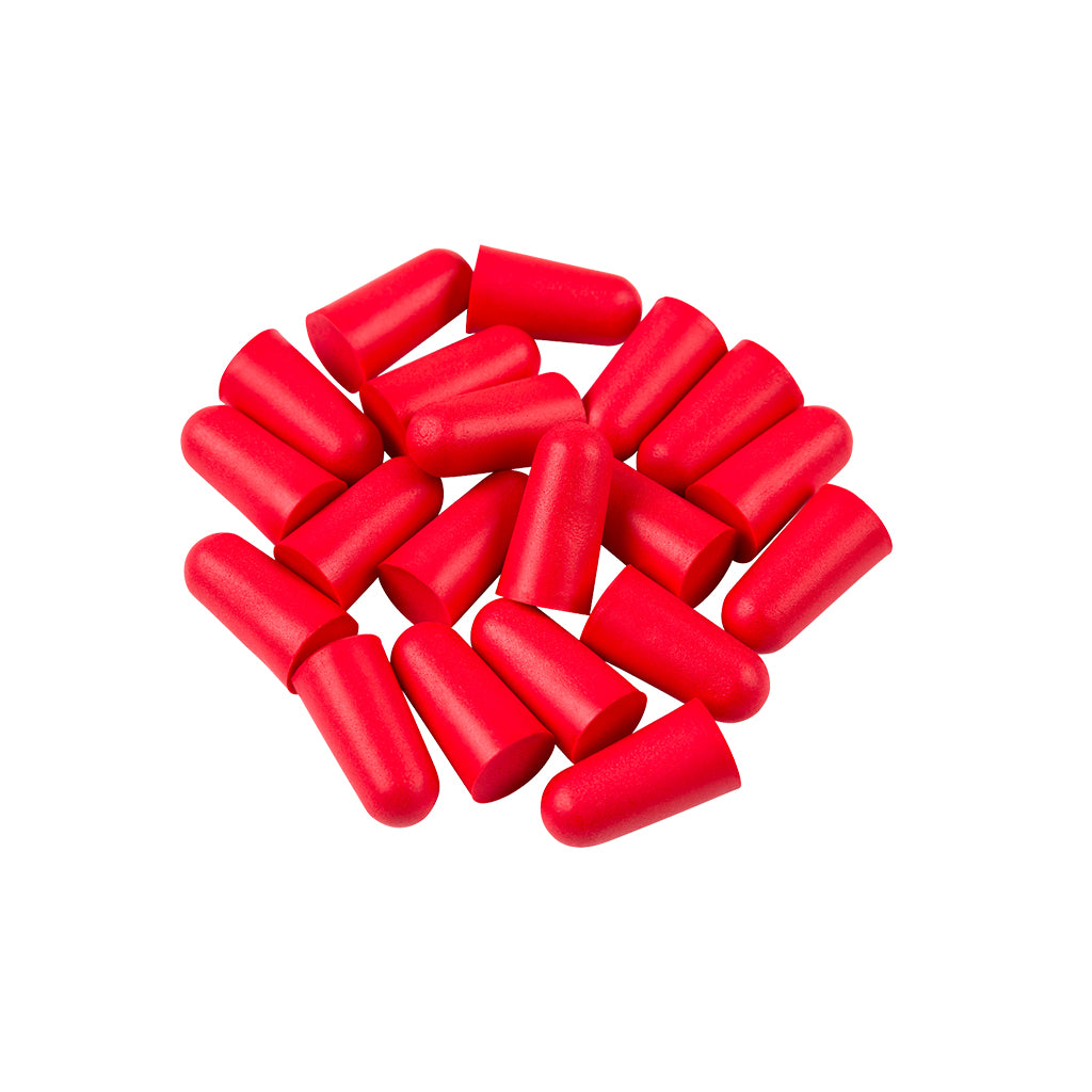 Fender Red Concert Foam Ear Plugs - 10 Pairs
