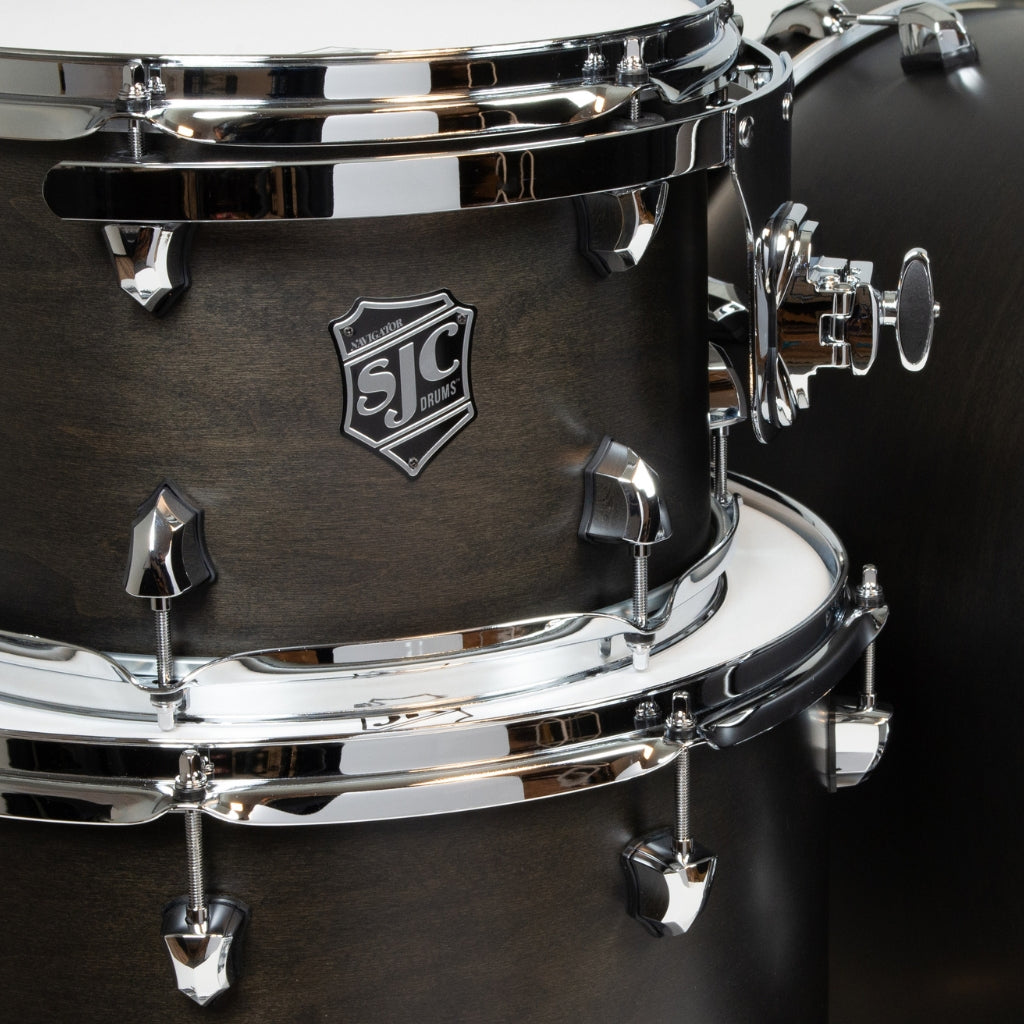 SJC Custom Drums - Navigator 3-piece Shell Pack - Ghost Black
