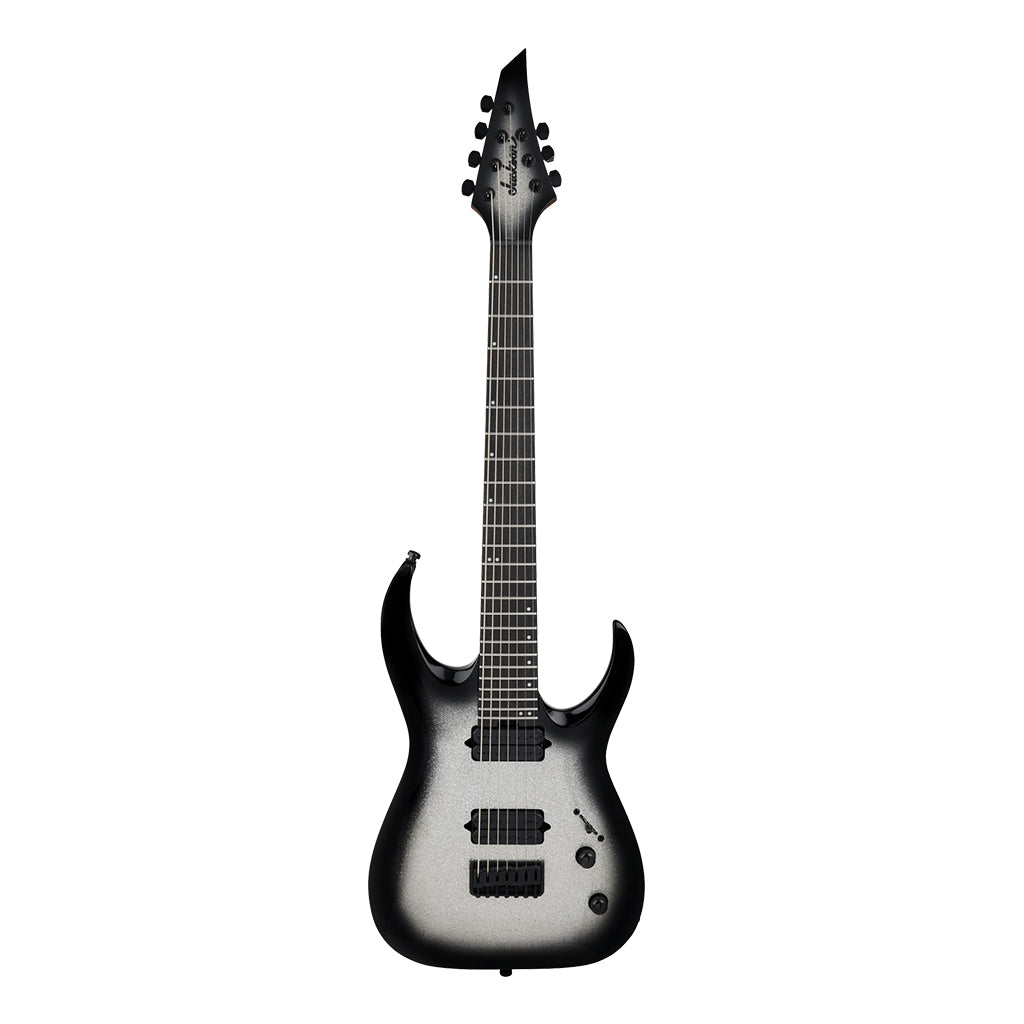 Jackson Pro Series Misha Mansoor Juggernaut HT7 Electric Guitar Silverburst Sparkle Ebony Fingerboard
