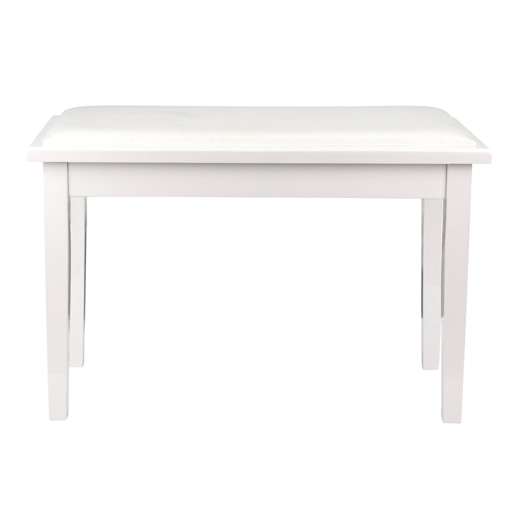 Beale BPB110 WH Duet Piano Bench W/Storage