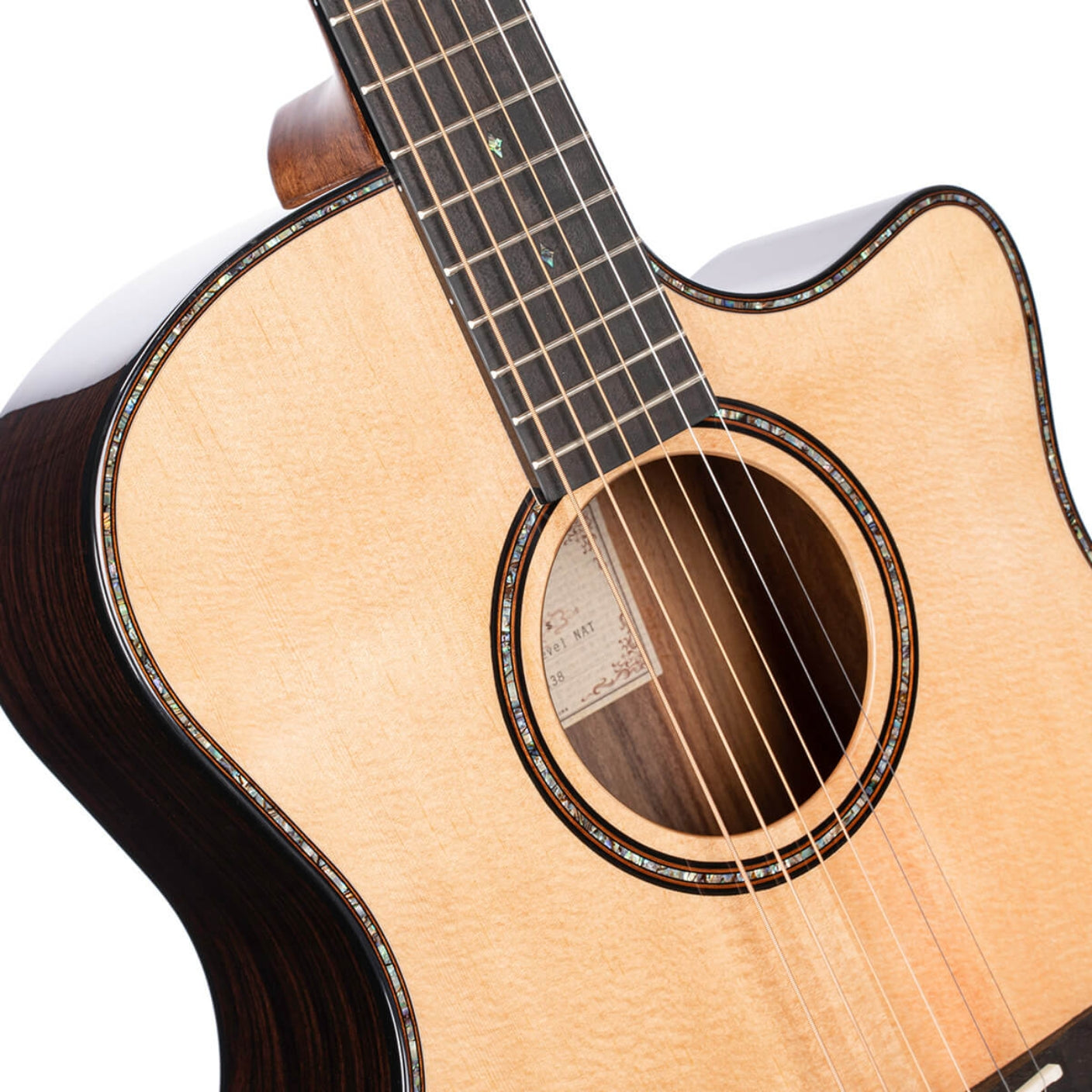 Cort - Grand Regal GA-PF CW Bevel Acoustic Guitar - Natural Gloss