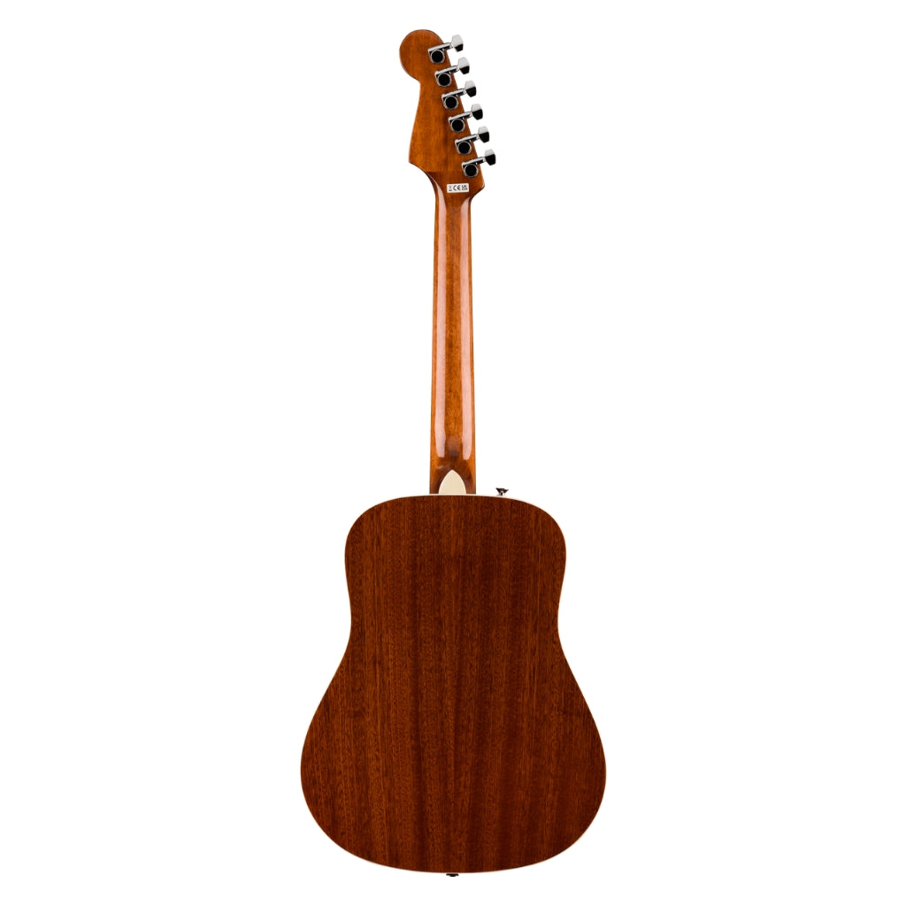 Fender - California Standard Redondo Mini Acoustic Guitar - Natural Sapele, Sapele Top