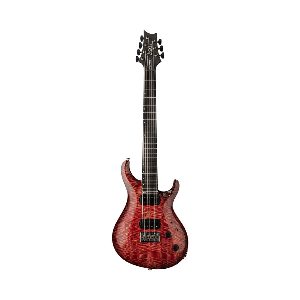PRS Tekton SVN 7-String Electric Guitar - Fuchsia Aura w/Black Satin Neck