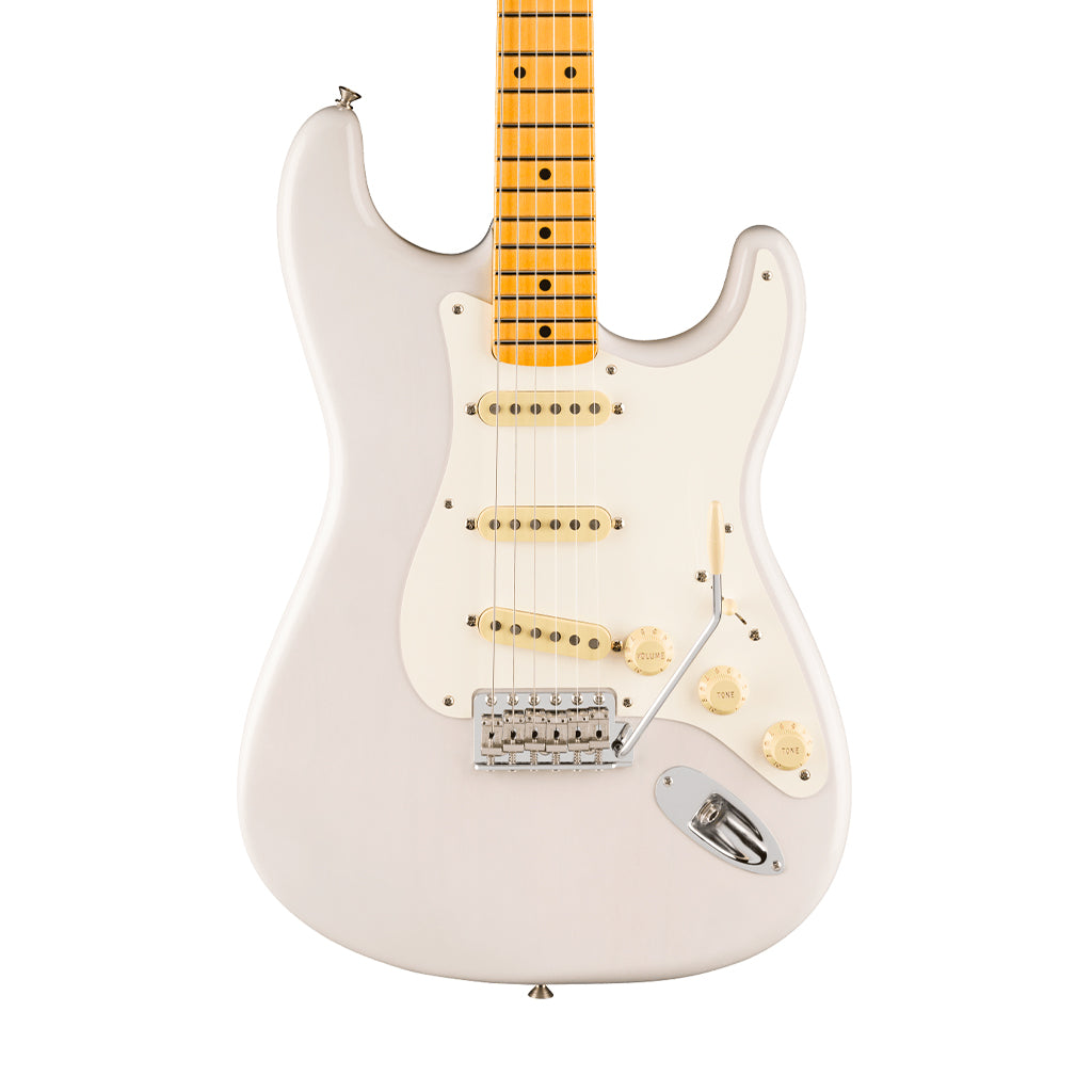 Fender Eric Johnson Stratocaster Maple Electric Guitar - White Blonde hero