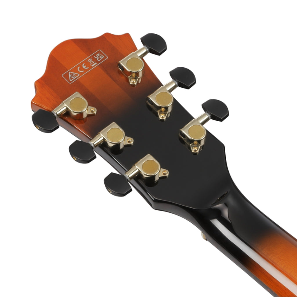 Ibanez - ASH300 Semi Acoustic-Electric Guitar - Tobacco Brown