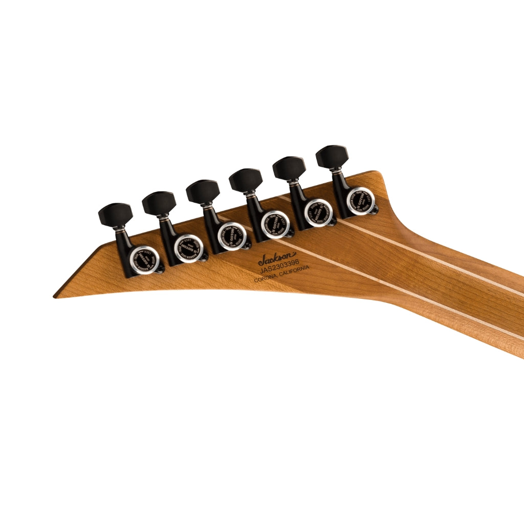 Jackson - American Series Virtuoso Hardtail with Streaked Ebony Fingerboard - Snow White