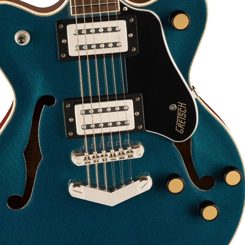 Gretsch G2655 Streamliner Center Block Jr Double Cut with V Stoptail Midnight Sapphire