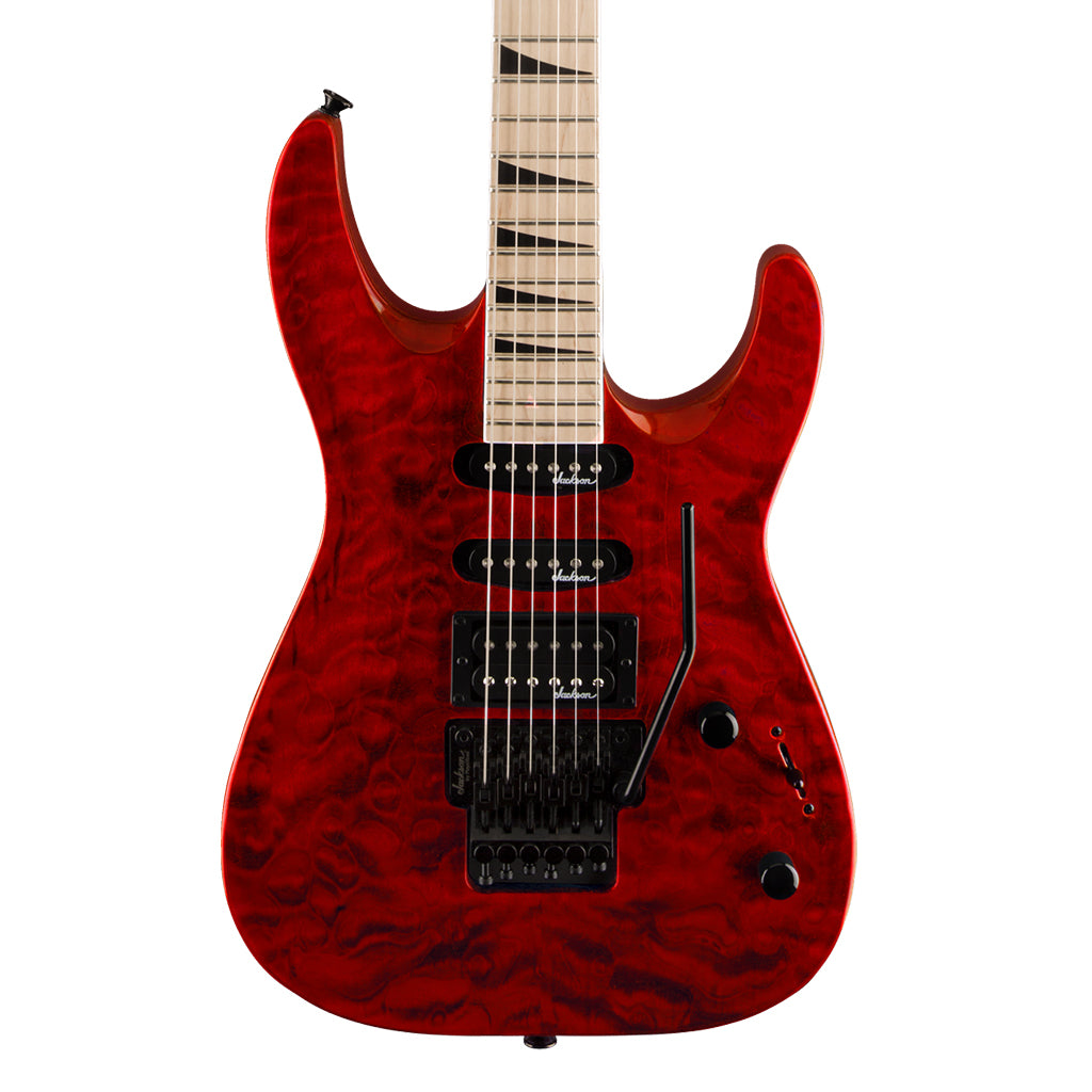 Jackson JS34Q Dinky DKA Transparent Red