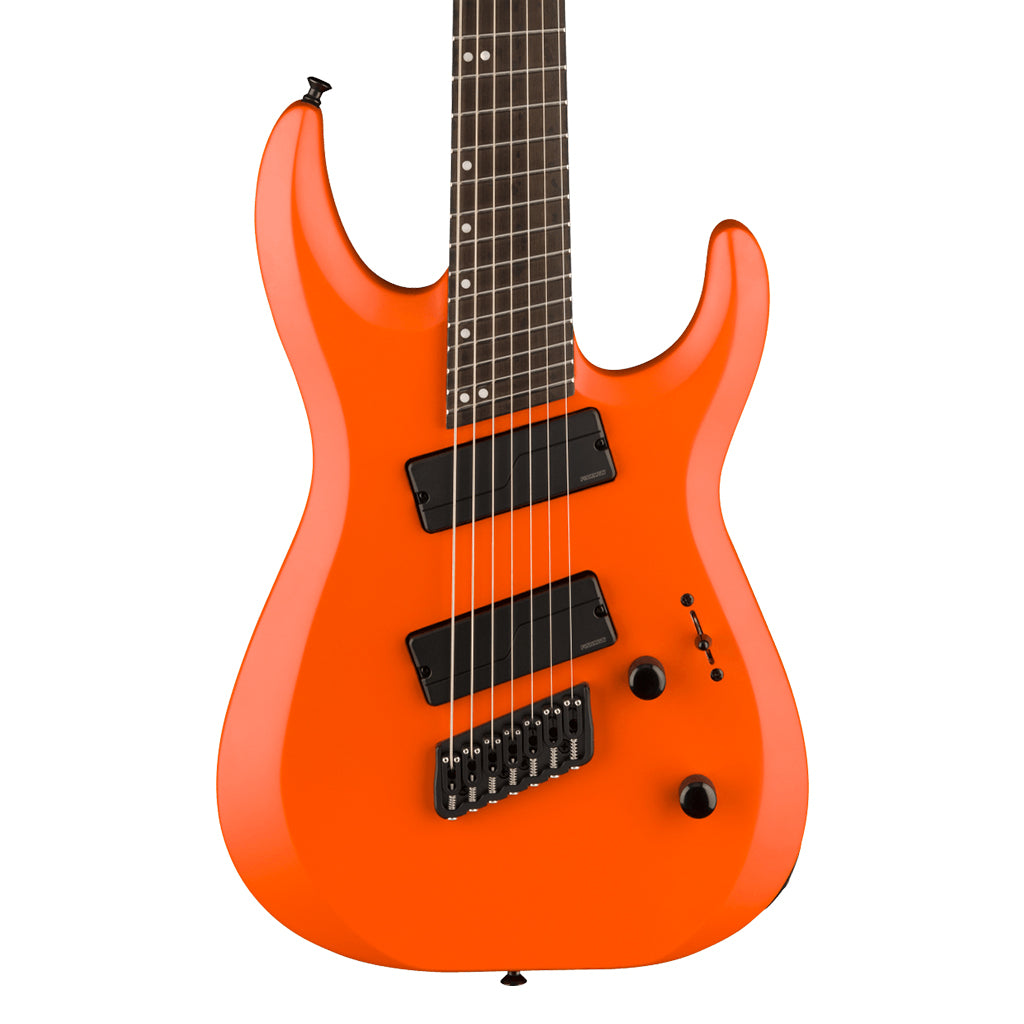 Jackson Pro Plus Series DK Modern HT7 MS Ebony Fingerboard Satin Orange Crush