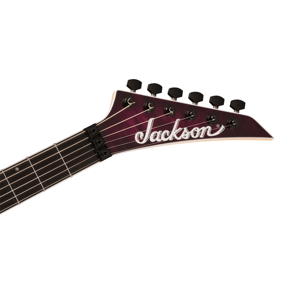 Jackson - Pro Plus Series Dinky™ DKAQ - Ebony Fingerboard, Transparent Purple Burst