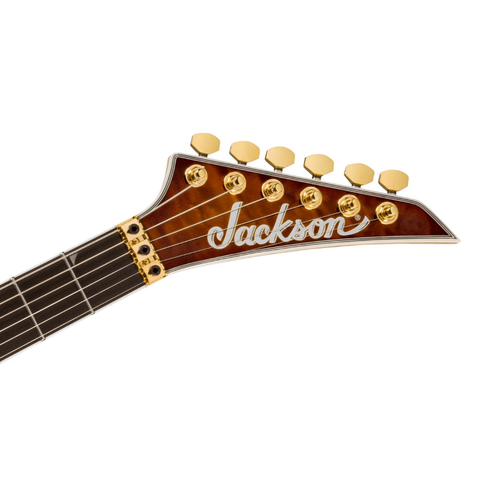 Jackson - Pro Plus Series Soloist™ SLA3Q - Ebony Fingerboard, Amber Tiger Eye