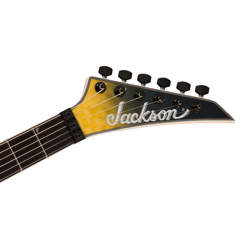 Jackson - Pro Plus Series Soloist™ SLA3Q - Ebony Fingerboard, Amber Blue Burst