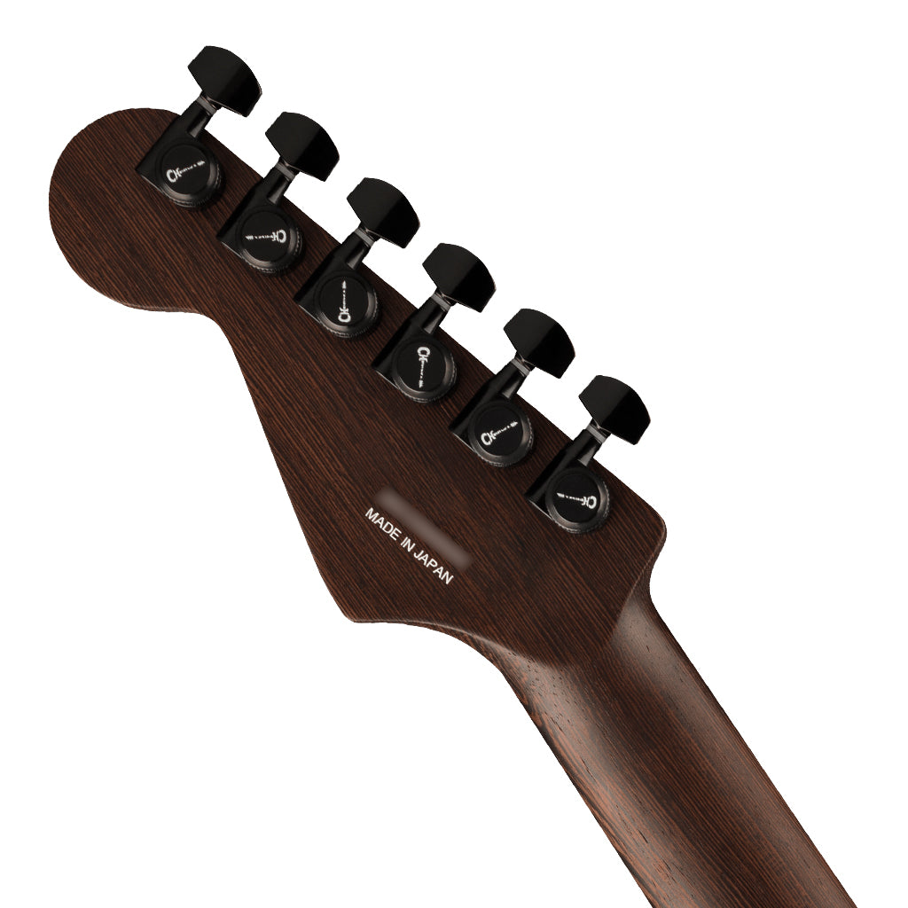 Charvel MJ DK24 HSH 2PT W with Mahogany Body and Wenge Fingerboard Black