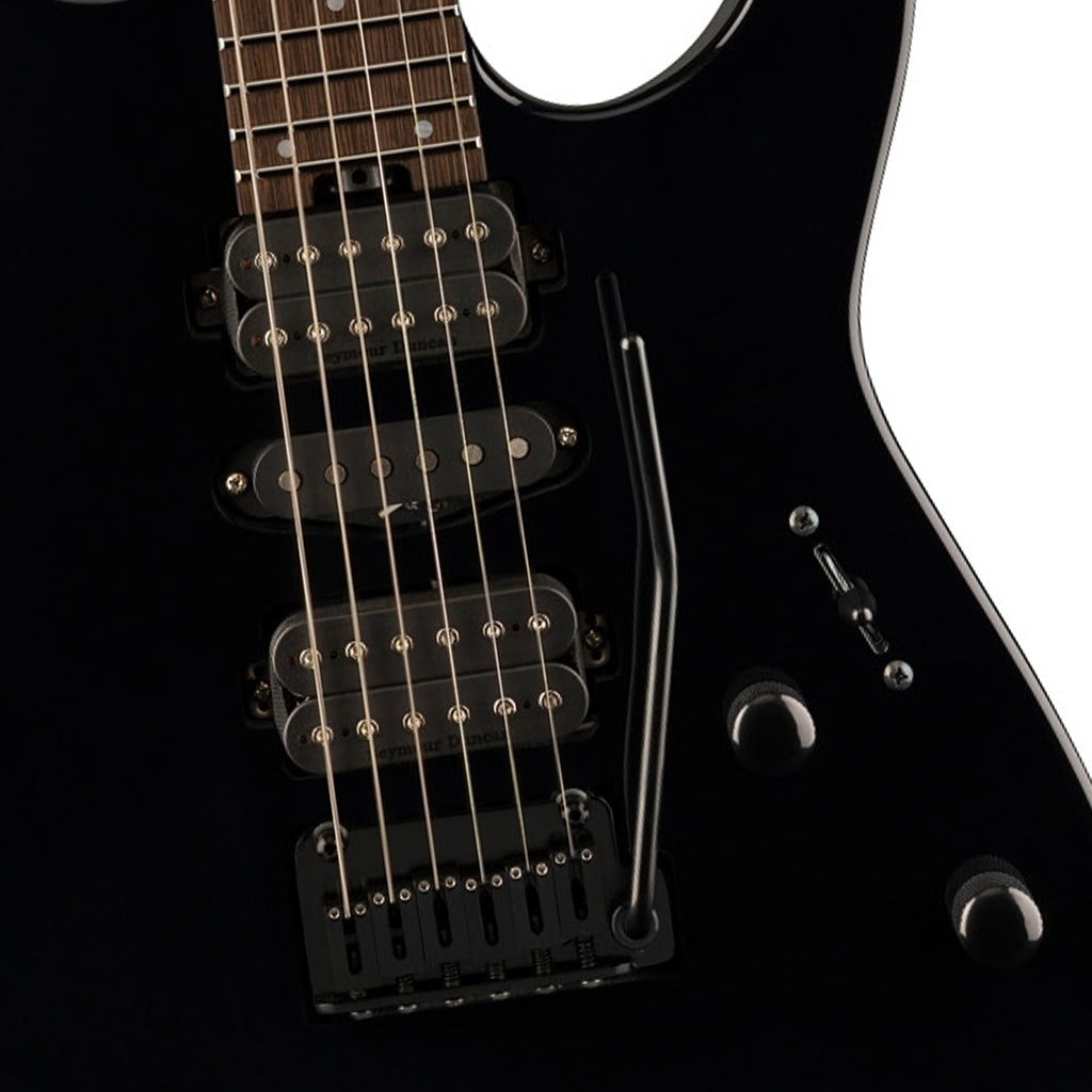 Charvel MJ DK24 HSH 2PT W with Mahogany Body and Wenge Fingerboard Black