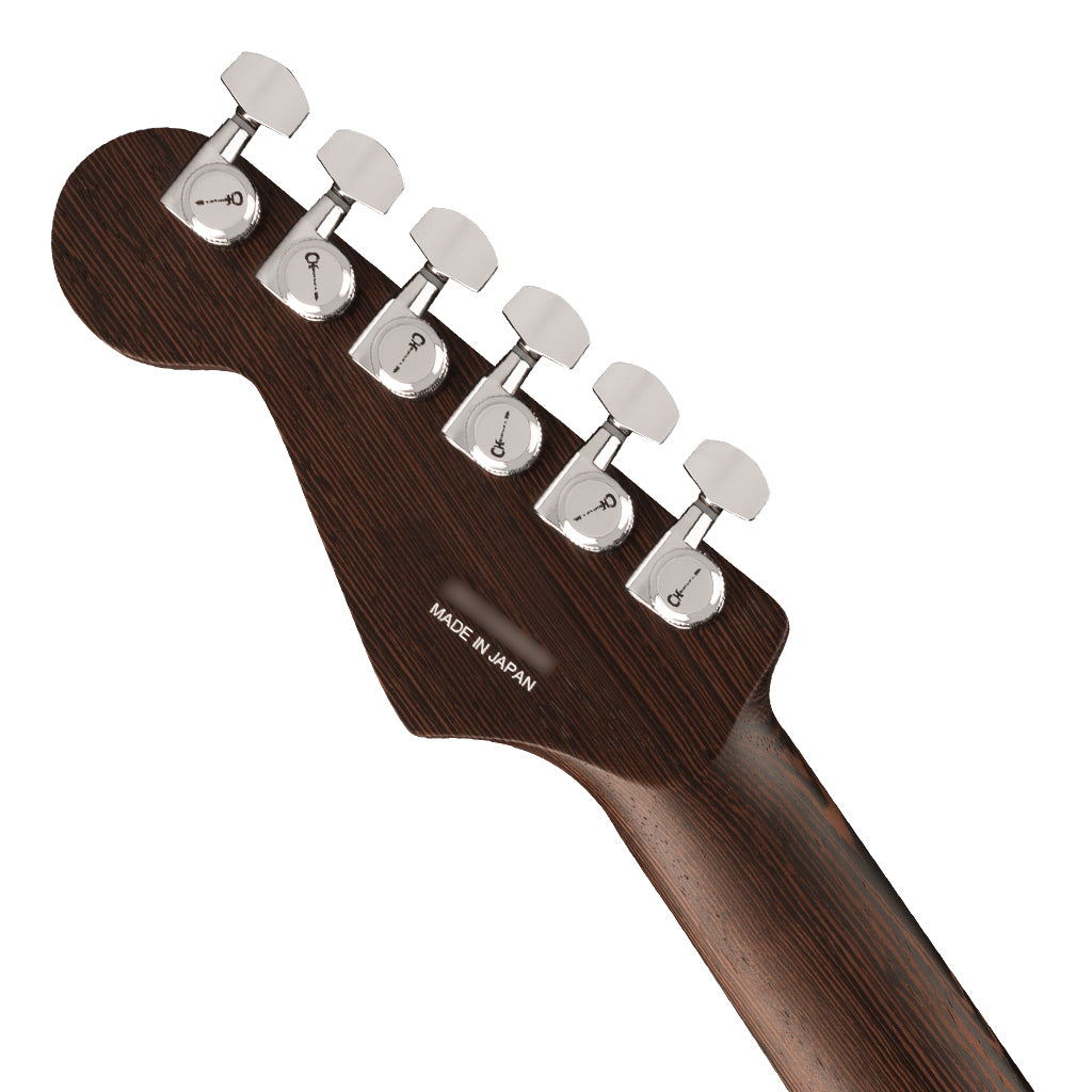 Charvel MJ DK24 HSH 2PT W in Mahogany with Flame Maple Top and Wenge Fingerboard Antique Burst