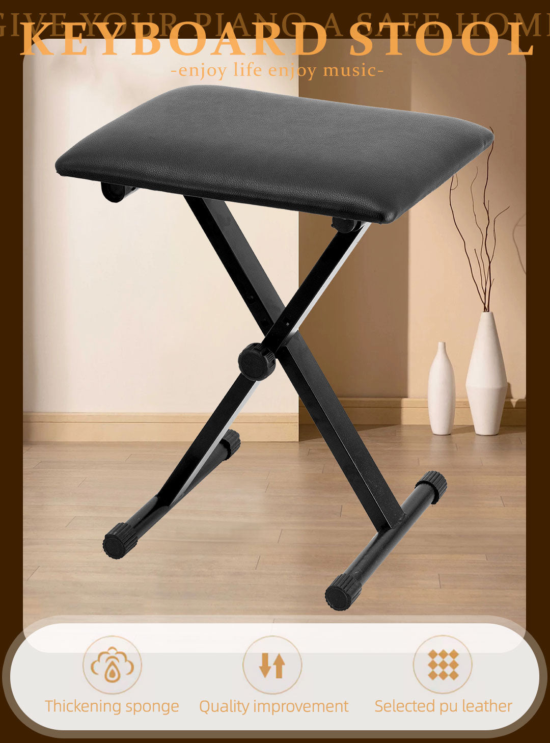 Lebeth Keyboard Bench KB-11