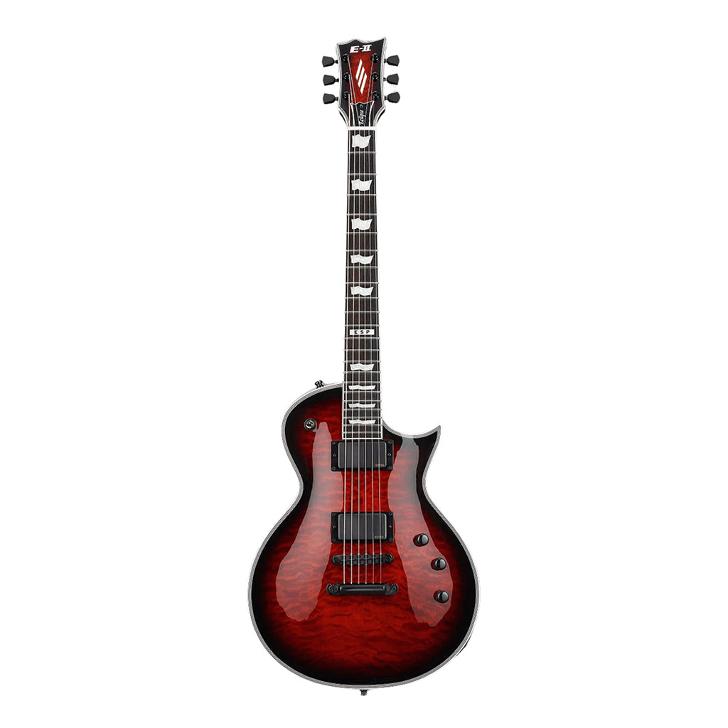 ESP E-II Eclipse 2 Quilted Maple - See Thru Black Cherry Sunburst