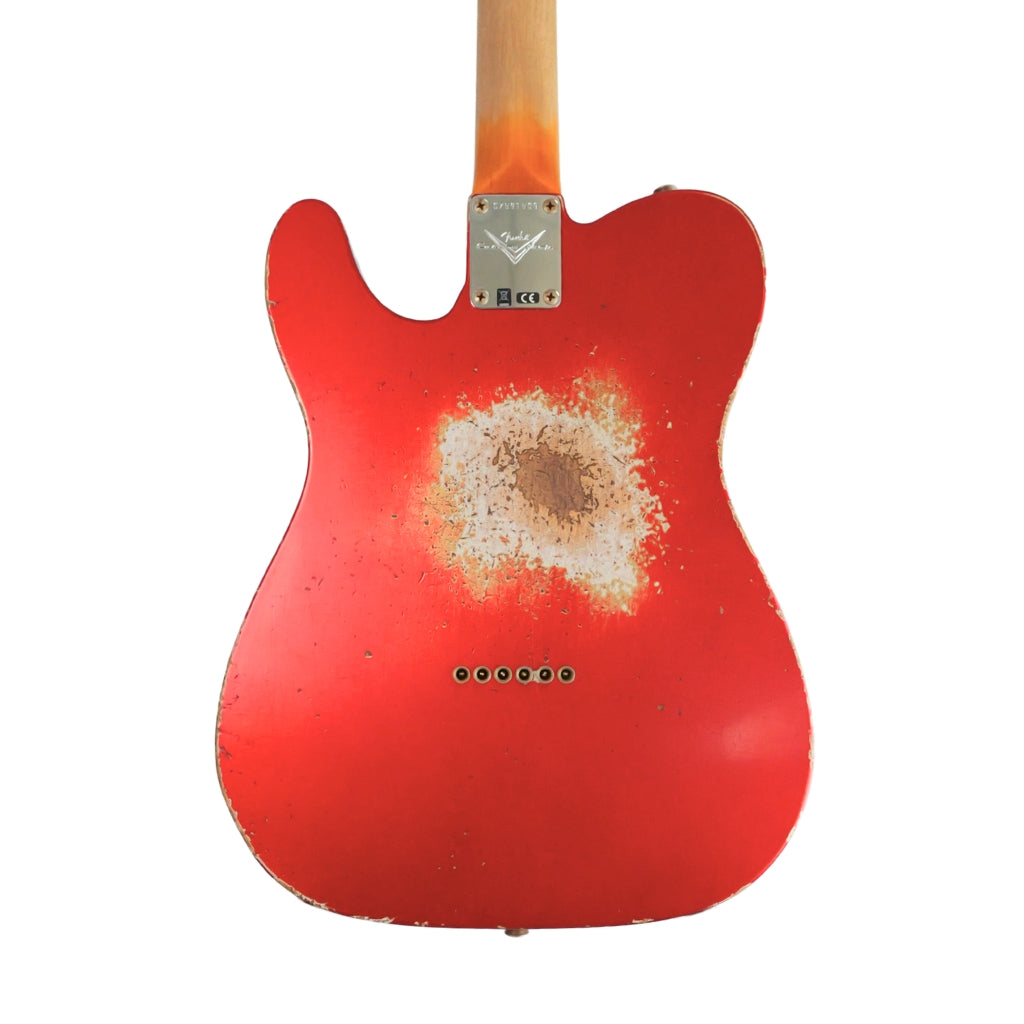 Fender Custom Shop Big Peg Telecaster Heavy Relic Electric Guitar - Aged Candy Apple Red