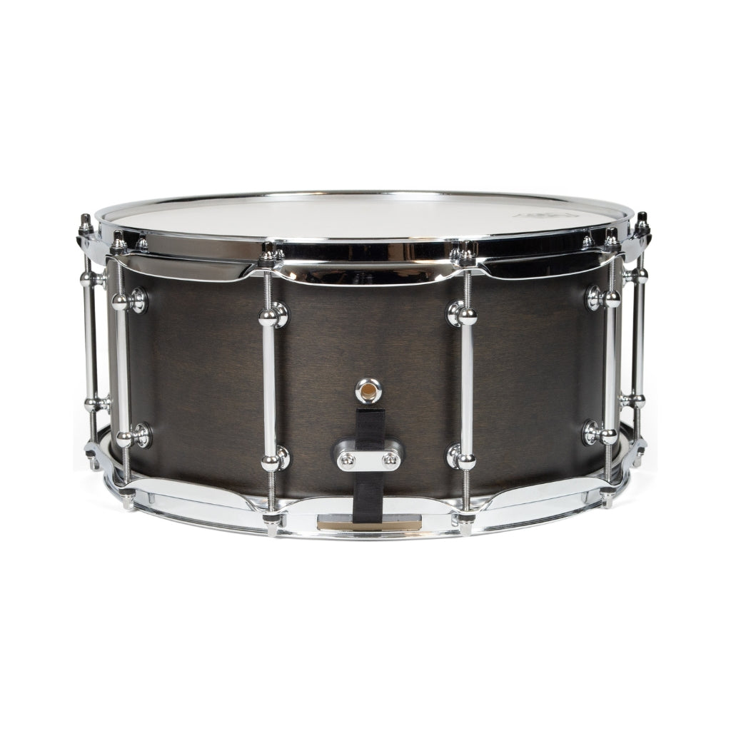 SJC Custom Drums - Navigator Snare Drum - 6.5 inches x 14 inches, Ghost Black