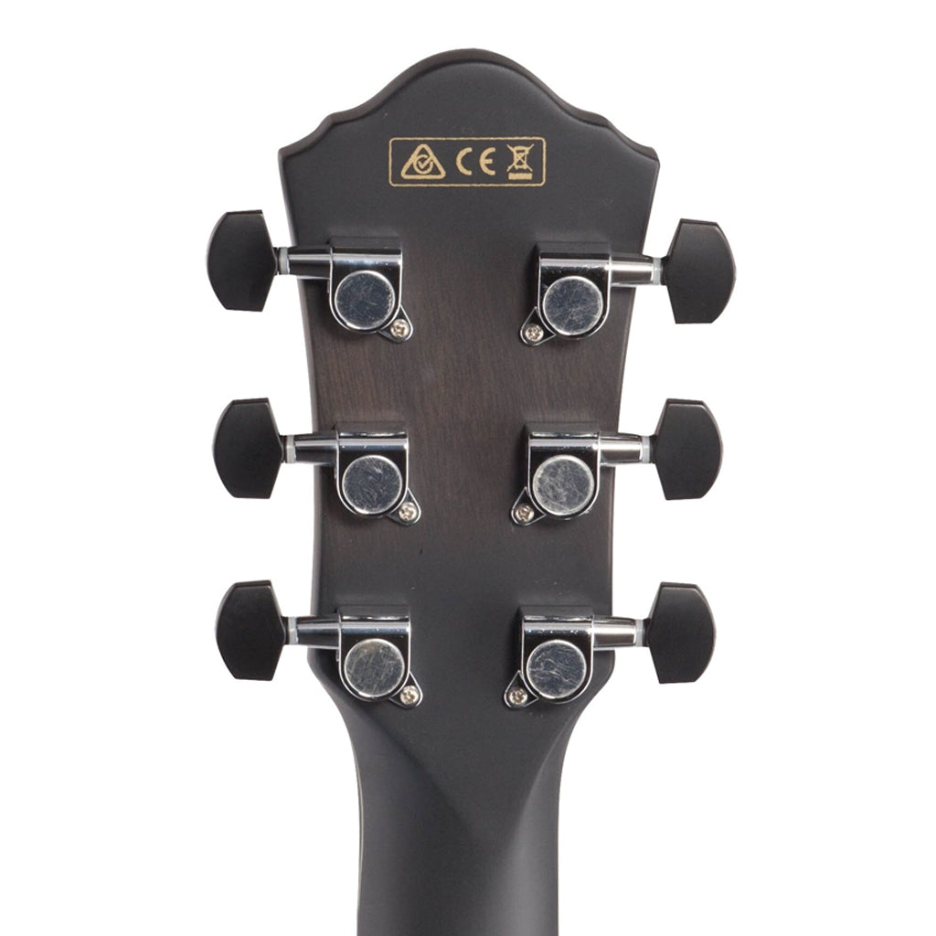 Ibanez - AEWC400 Acoustic-Electric Guitar - Transparent Black Sunburst