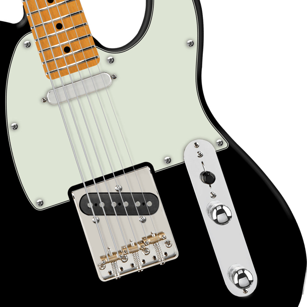 Fender American Professional Telecaster Maple Electric Guitar - Black