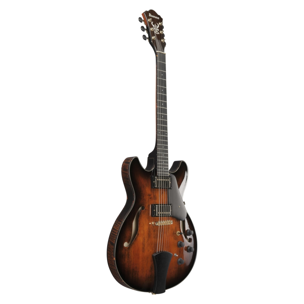 Ibanez - ASH300 Semi Acoustic-Electric Guitar - Tobacco Brown