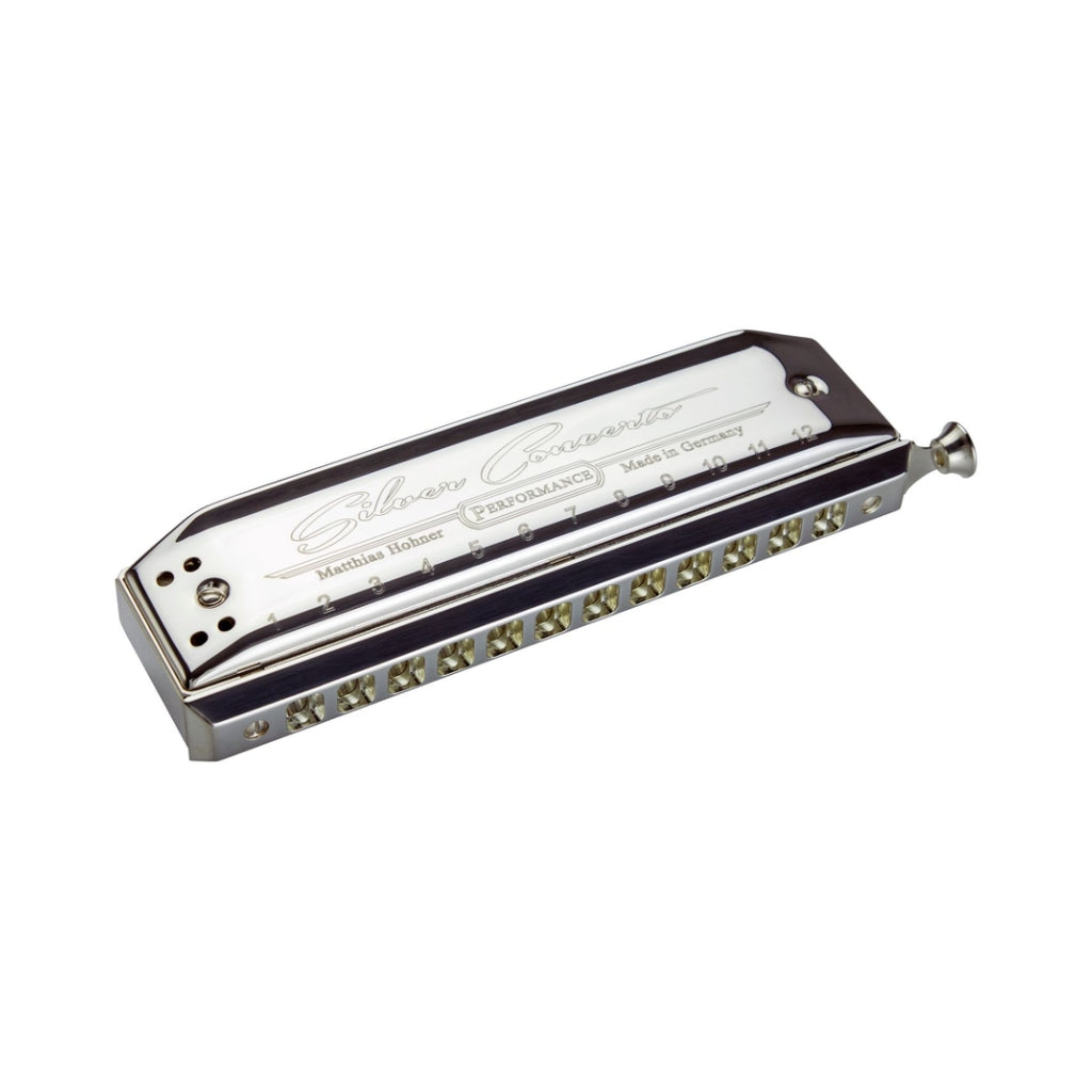 Hohner Silver Concerto Harmonica hero