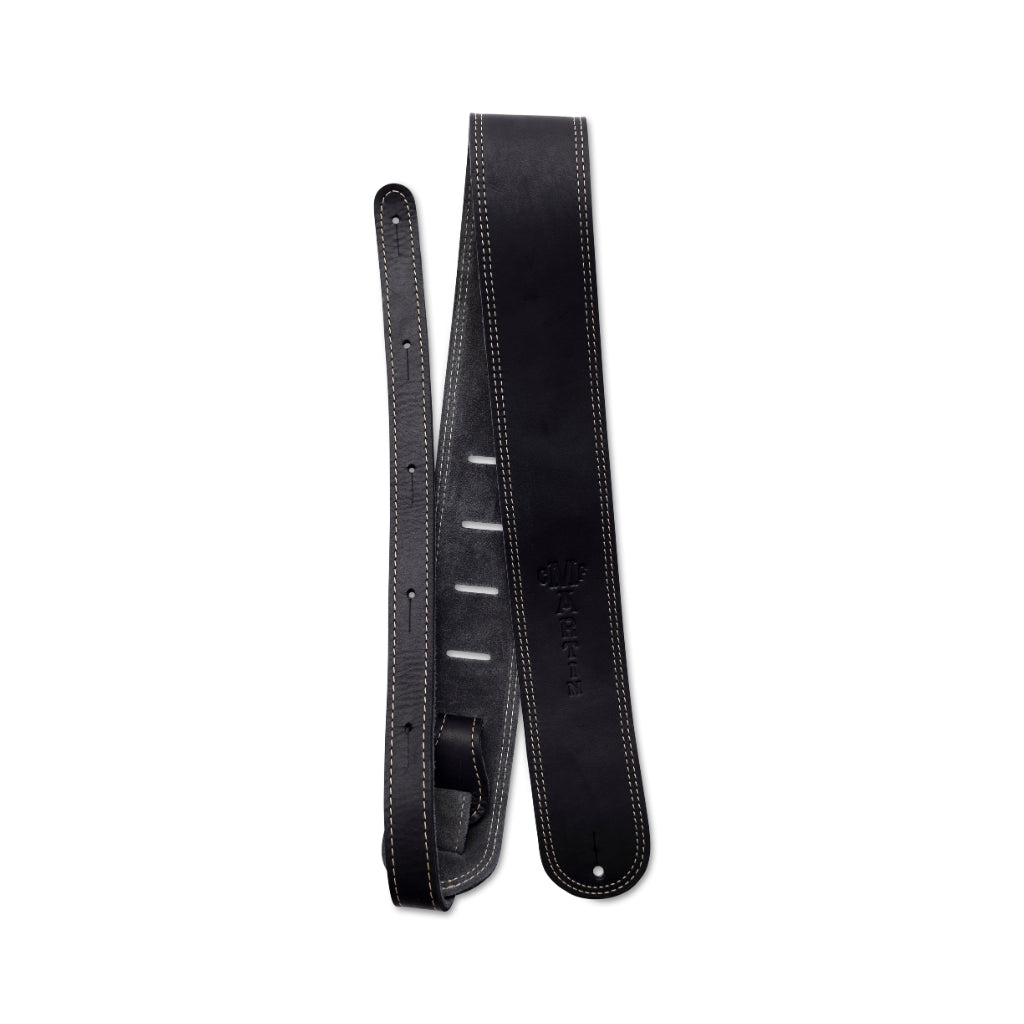 Martin - Ball Glove Leather and Suede Guitar Strap - Black