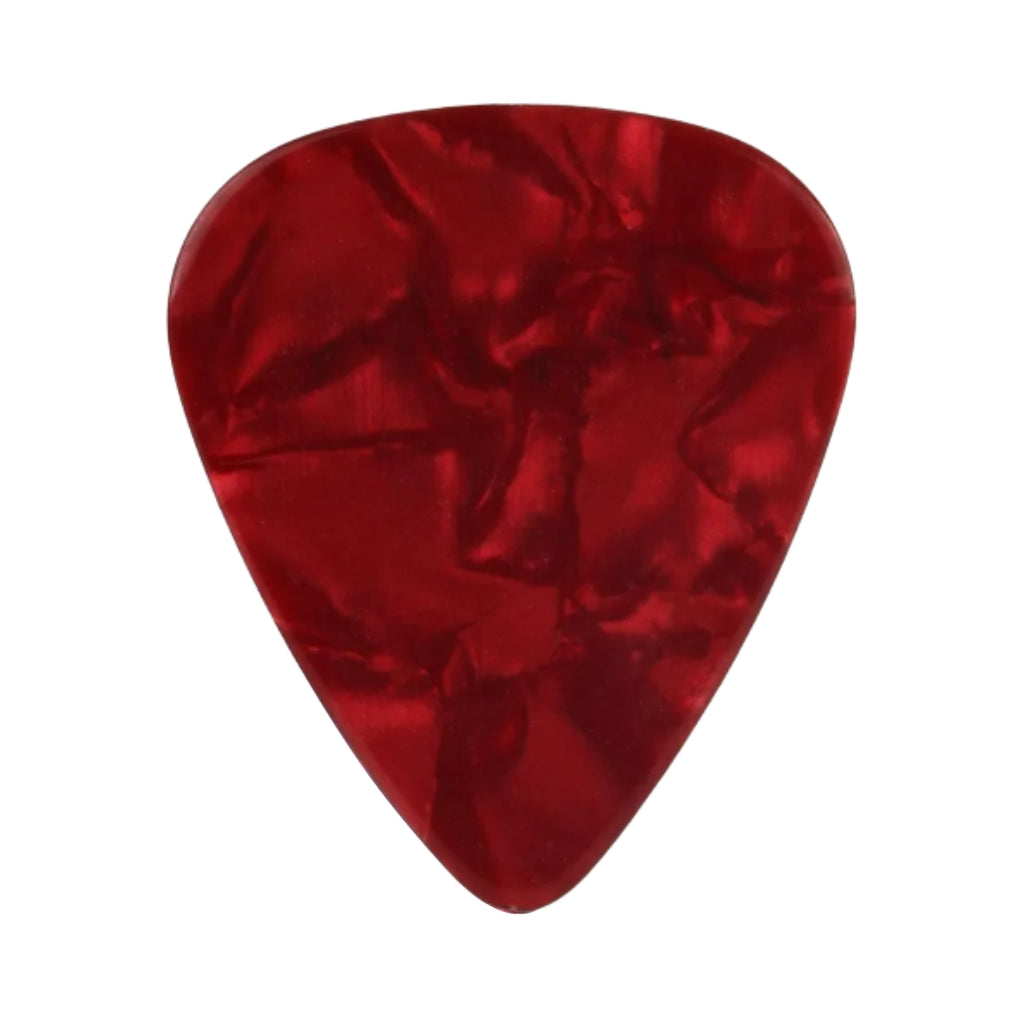 Fender - 351 Shape Premium Celluloid Picks - Medium Red Moto 12-pack