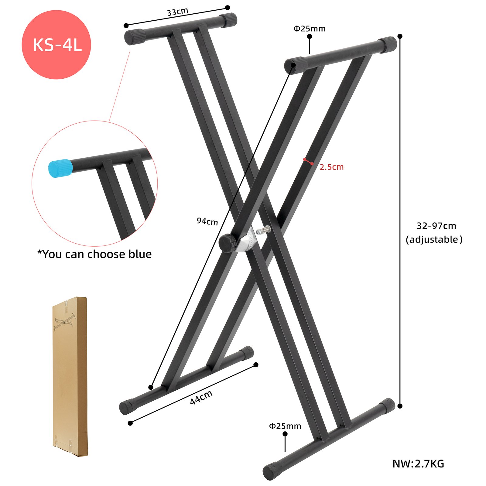 Lebeth Keyboard Stand KS-4L