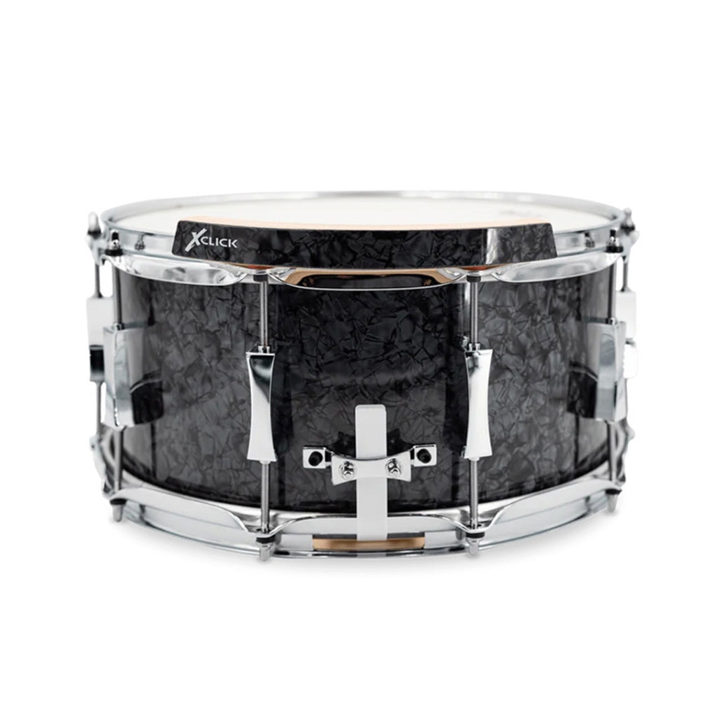 X-Percussion - X-Click Cross-Stick Enhancer for Snare Drums – Black Diamond Pearl