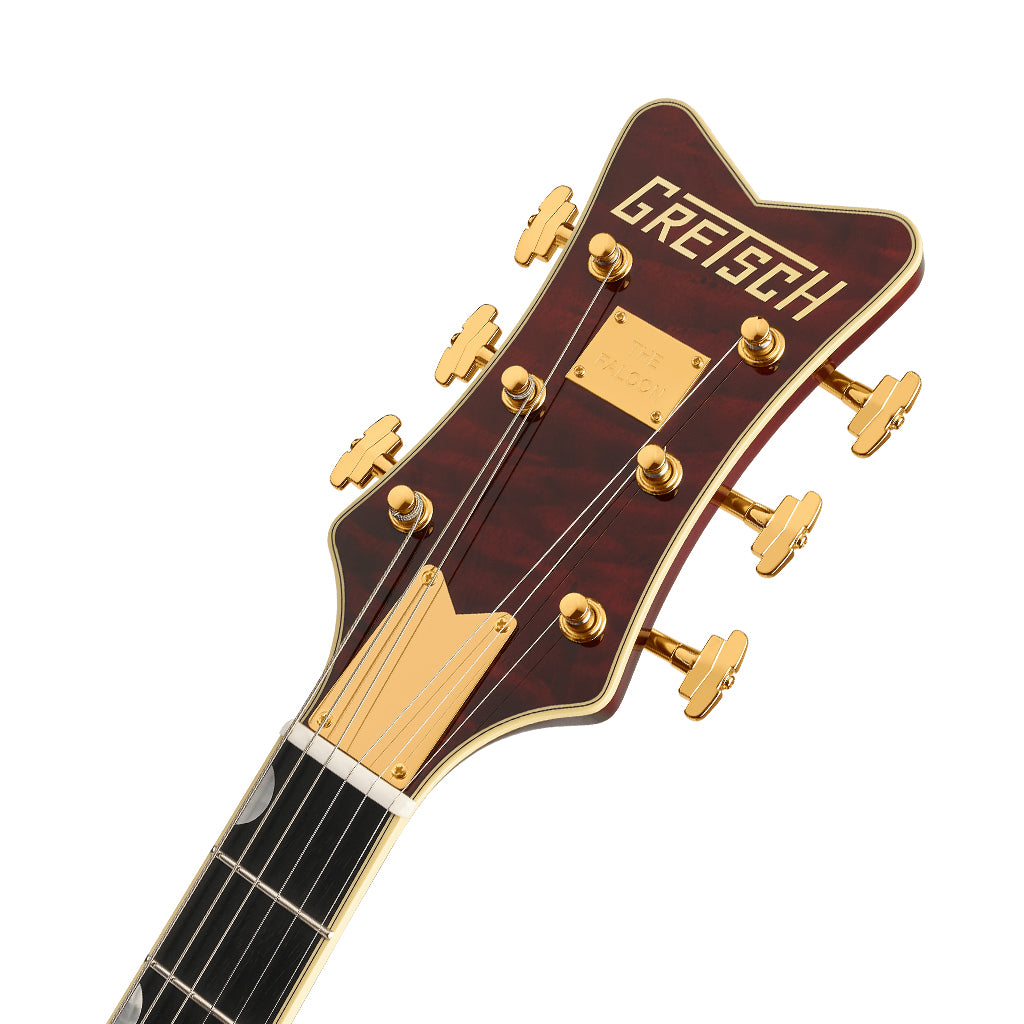 Gretsch G6136TGQM-59 Limited Edition Quilt Classic Falcon w/Bigsby Hollowbody Electric Guitar - Forge Glow