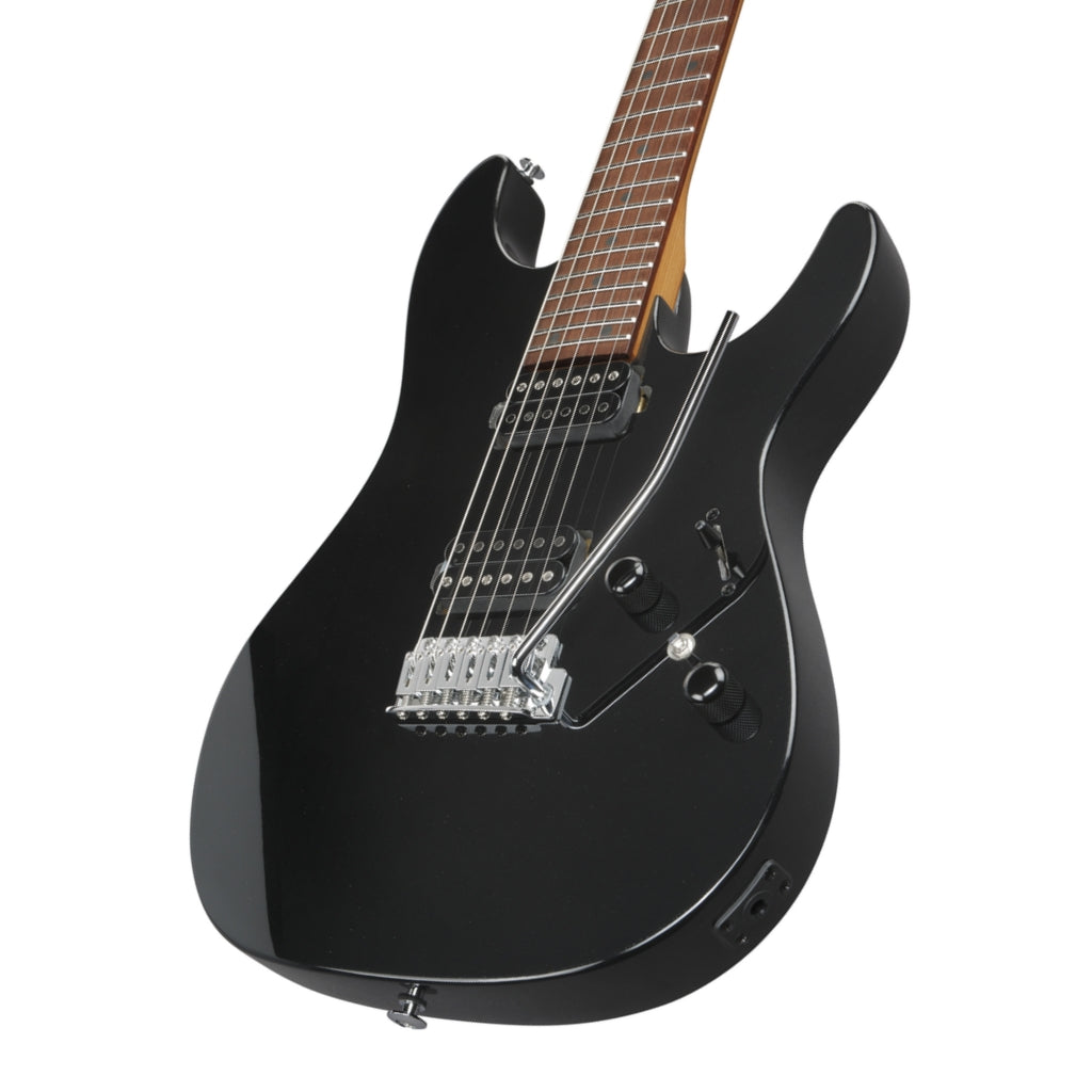Ibanez - MB10-BKN Marcelo Barbose Signature Electric Guitar - Black Night