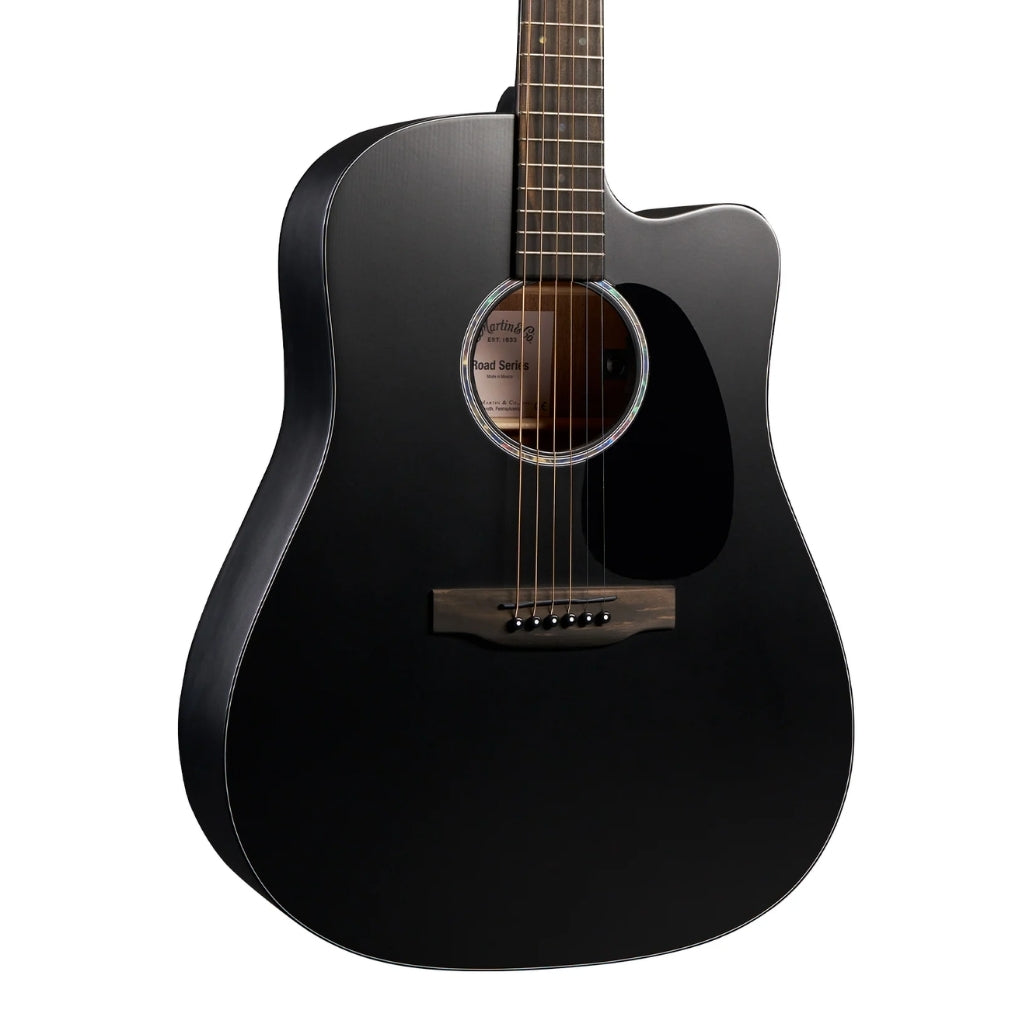 Martin Road Series DC-10E Modern Black Acoustic-Electric Guitar