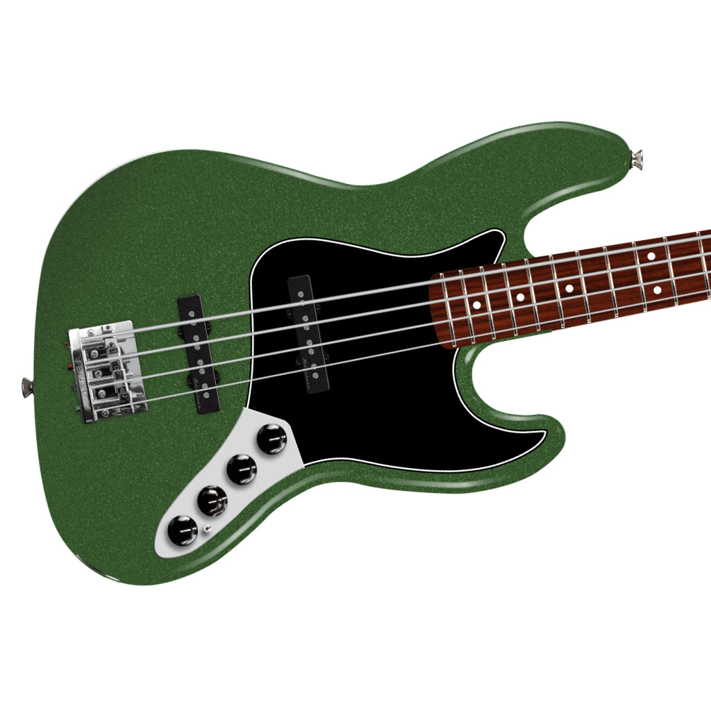 Fender - Player II Modified Active Jazz Bass - Harvest Green Metallic, Rosewood Fingerboard