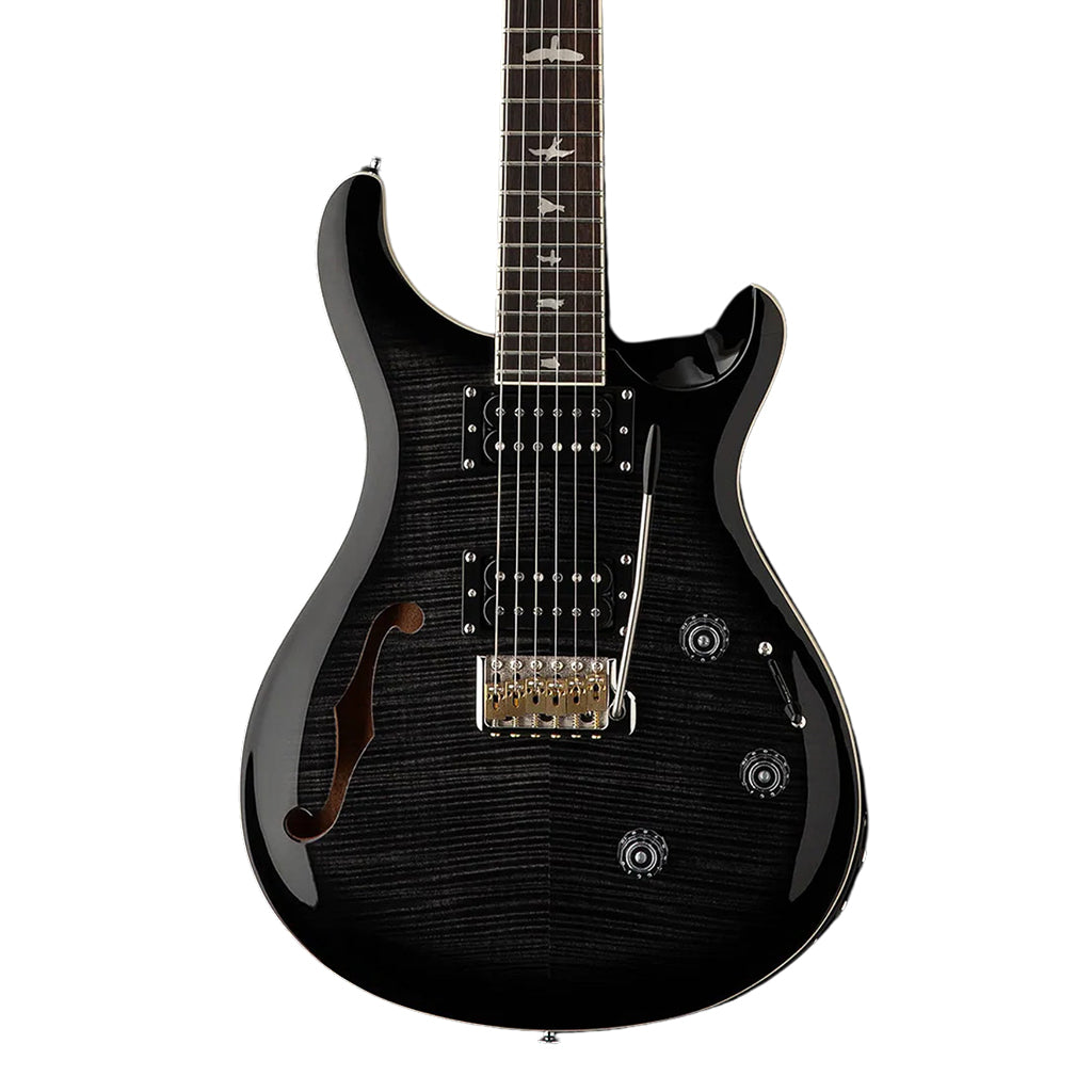 PRS SE Custom 24 Semi Hollow Piezo Charcoal Burst