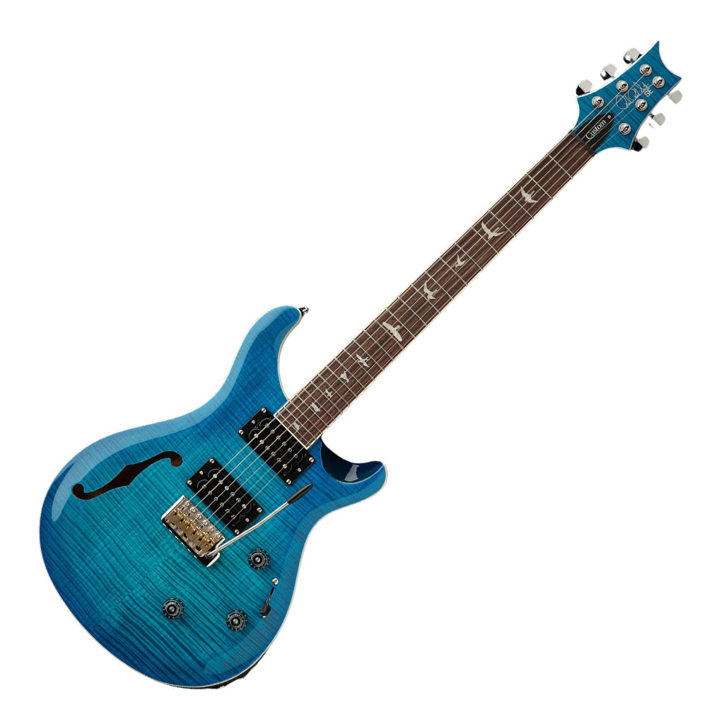 PRS SE Custom 24 Semi Hollow Piezo Lake Blue