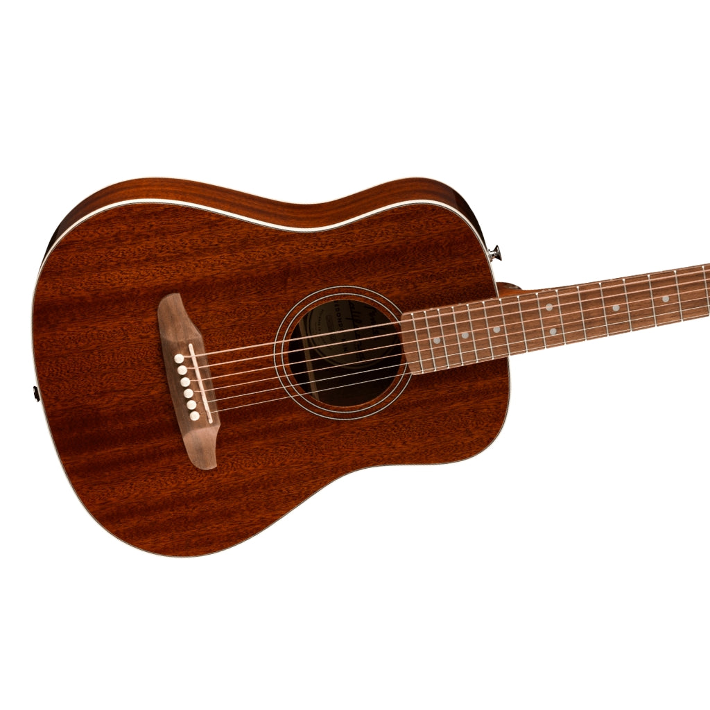 Fender - California Standard Redondo Mini Acoustic Guitar - Natural Sapele, Sapele Top