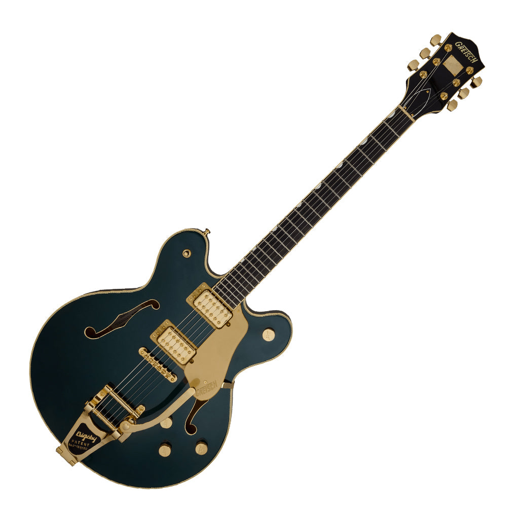 Gretsch Broadkaster LX Center Block with String Thru Bigsby & Gold Hardware Cadillac Green Ebony Fingerboard