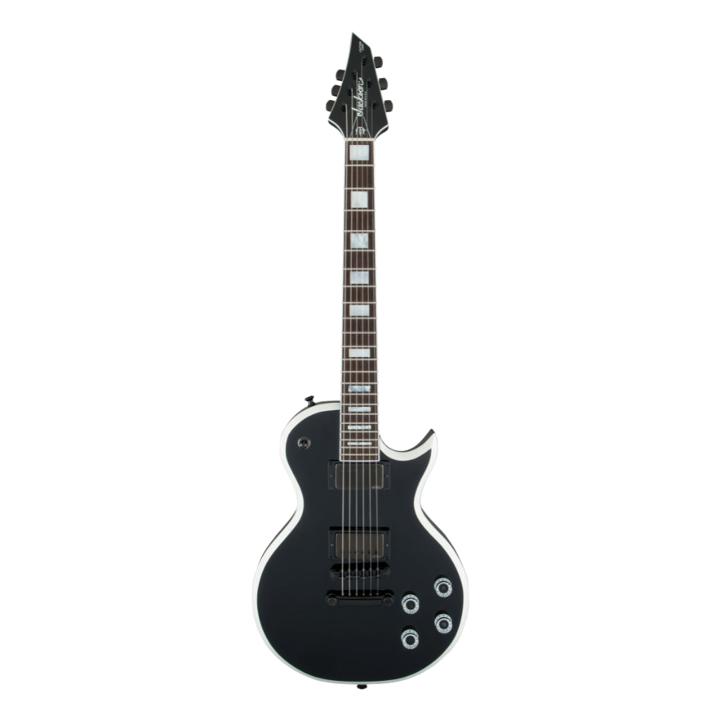 Jackson USA - Signature Marty Friedman MF-1 Electric Guitar - Gloss Black with White Bevels, Rosewood Fingerboard