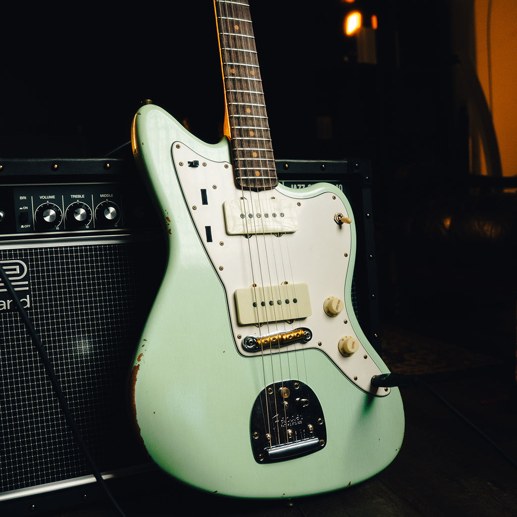 Fender Custom Shop 1963 Jazzmaster Relic - Aged Surf Green, Rosewood Fingerboard