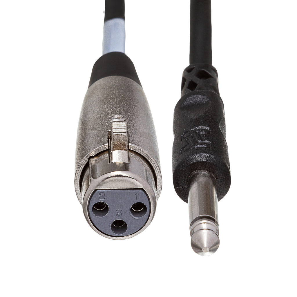 Hosa Technology - XLR3F to 1/4 in TS - Unbalanced Interconnect Cable 10ft