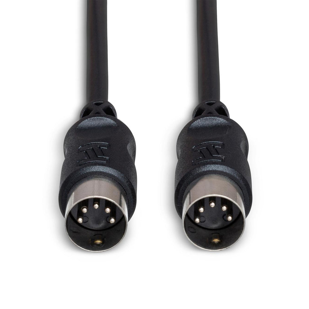 Hosa Technology - 5-pin DIN to Same - MIDI Cable 10ft Black