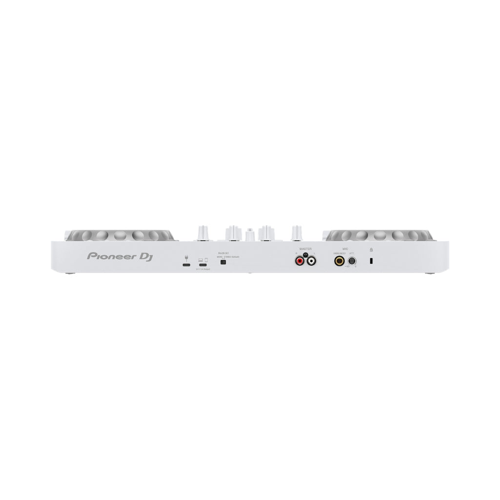 Pioneer - DJ DDJ-FLX4 2-deck rekordbox and Serato DJ Controller - White, Limited Edition