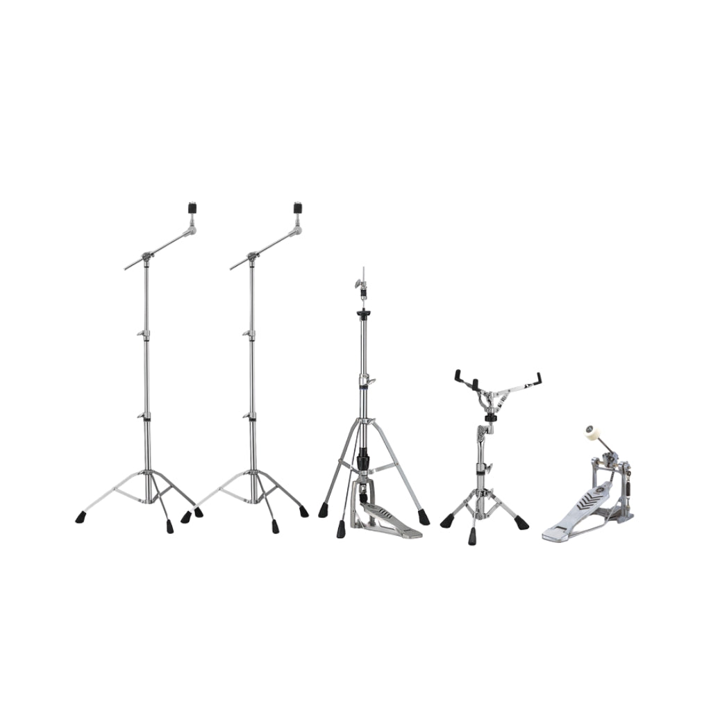 Yamaha - Stage Custom Birch Next Stage Euro Shell Pack with Hardware and Cymbals - Classic White