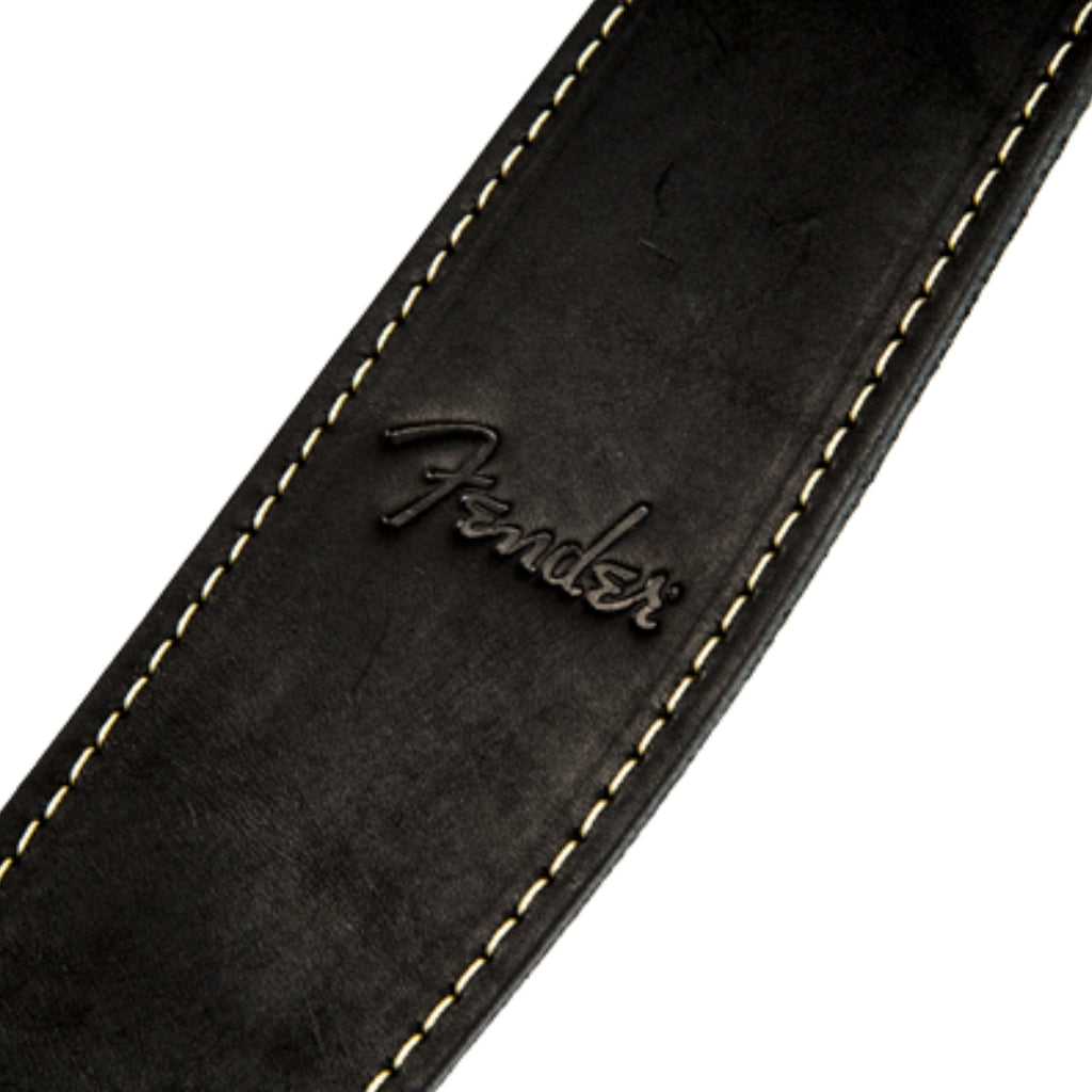 Fender - Ball Glove Leather Strap - 2.5 inch Black