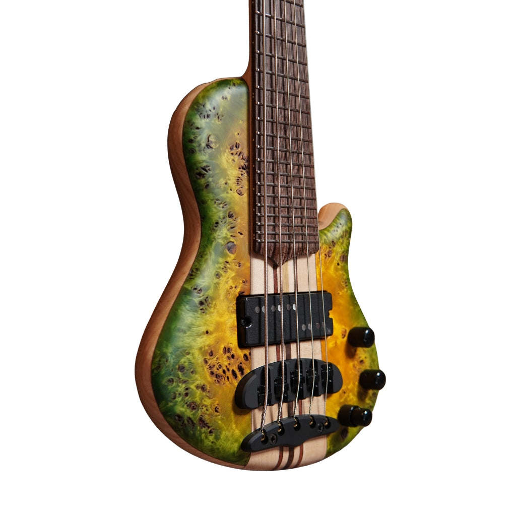 Mayones Cali 5 Eye Poplar Top, 11-Ply Neck Bass Guitar - Custom