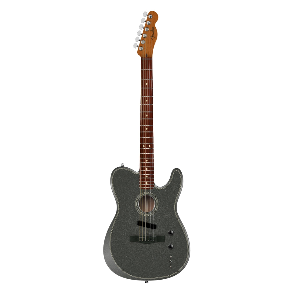 Fender - FSR Acoustasonic Standard Telecaster - Charcoal Frost Metallic, Rosewood Fingerboard